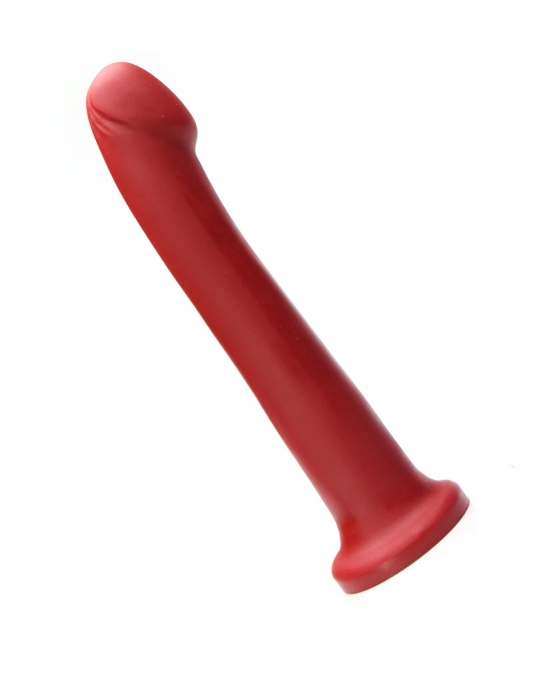 Tantus Hook Extra Long Red G-Spot or Prostate Dildo with Suction Cup PleasureCurve Tantus Hook Extra Long Red G-Spot or Prostate Dildo with Suction Cup PleasureCurve