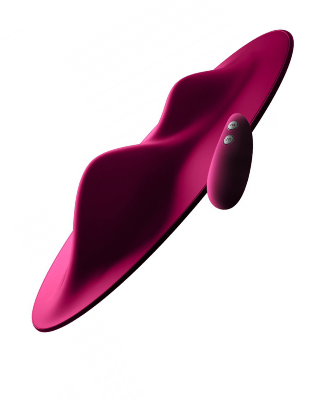 VibePad Ride On Hands-Free Humping Vibrator side view with remote
