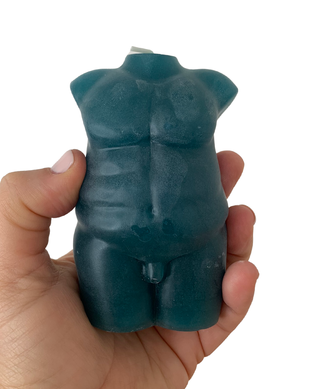 Lacire Torso Form 2 Drip Candles held in hand
