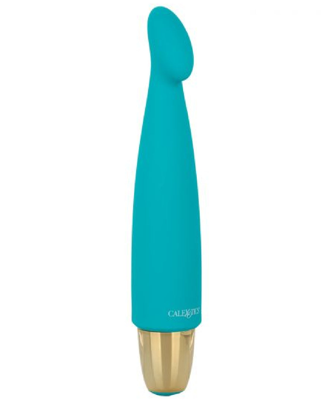 Slay Arouse Me Palm Sized Vibrator - Teal side view 