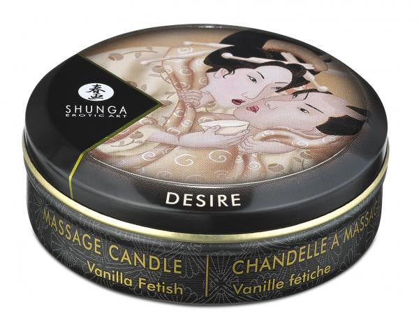 Shunga Erotic Massage Candle Vanilla tin