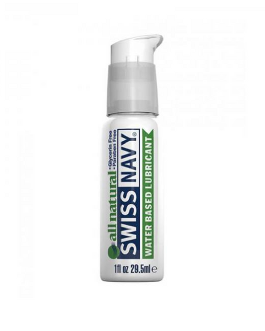 Swiss Navy All Natural Water Based Lubricant 1 oz bottle 