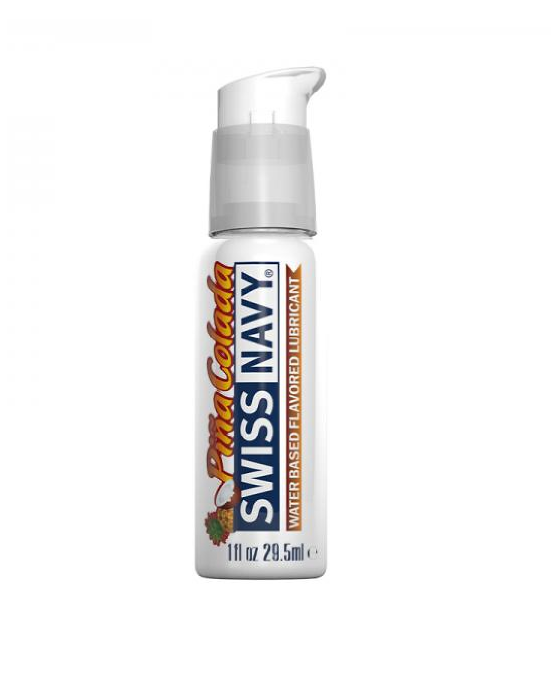 bottle of Swiss Navy PIna Colada Water Based Lubricant