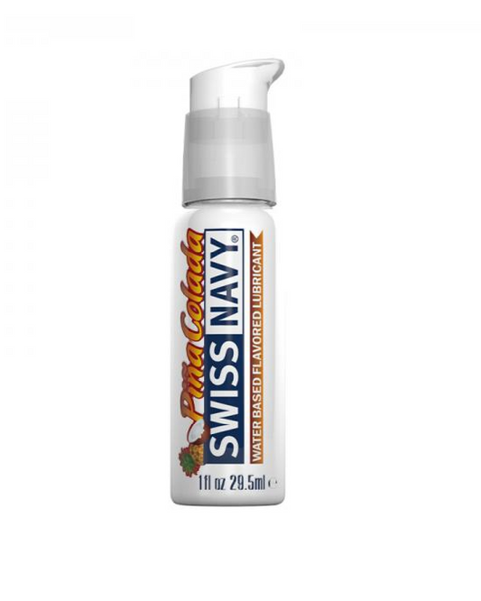 bottle of Swiss Navy PIna Colada Water Based Lubricant