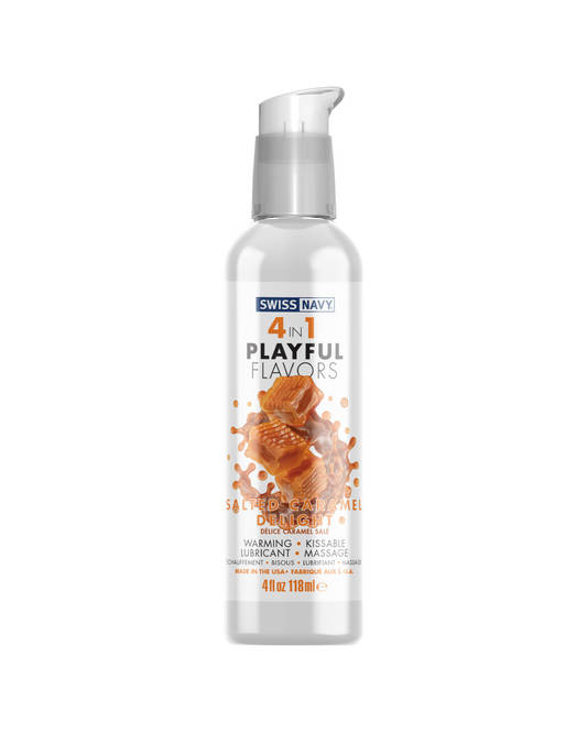 Playful Flavors Salted Caramel Delight 4 in 1 Warming Lubricant