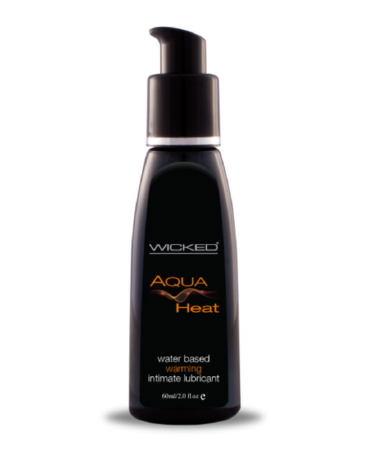 Wicked Aqua Heat Water Based Warming Lubricant 2 oz.