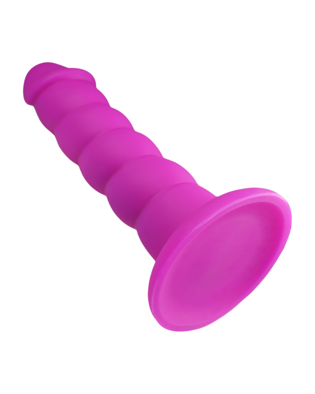 Suga Daddy 9.5 Inch Swirled Purple Silicone Dildo close up of suction cup