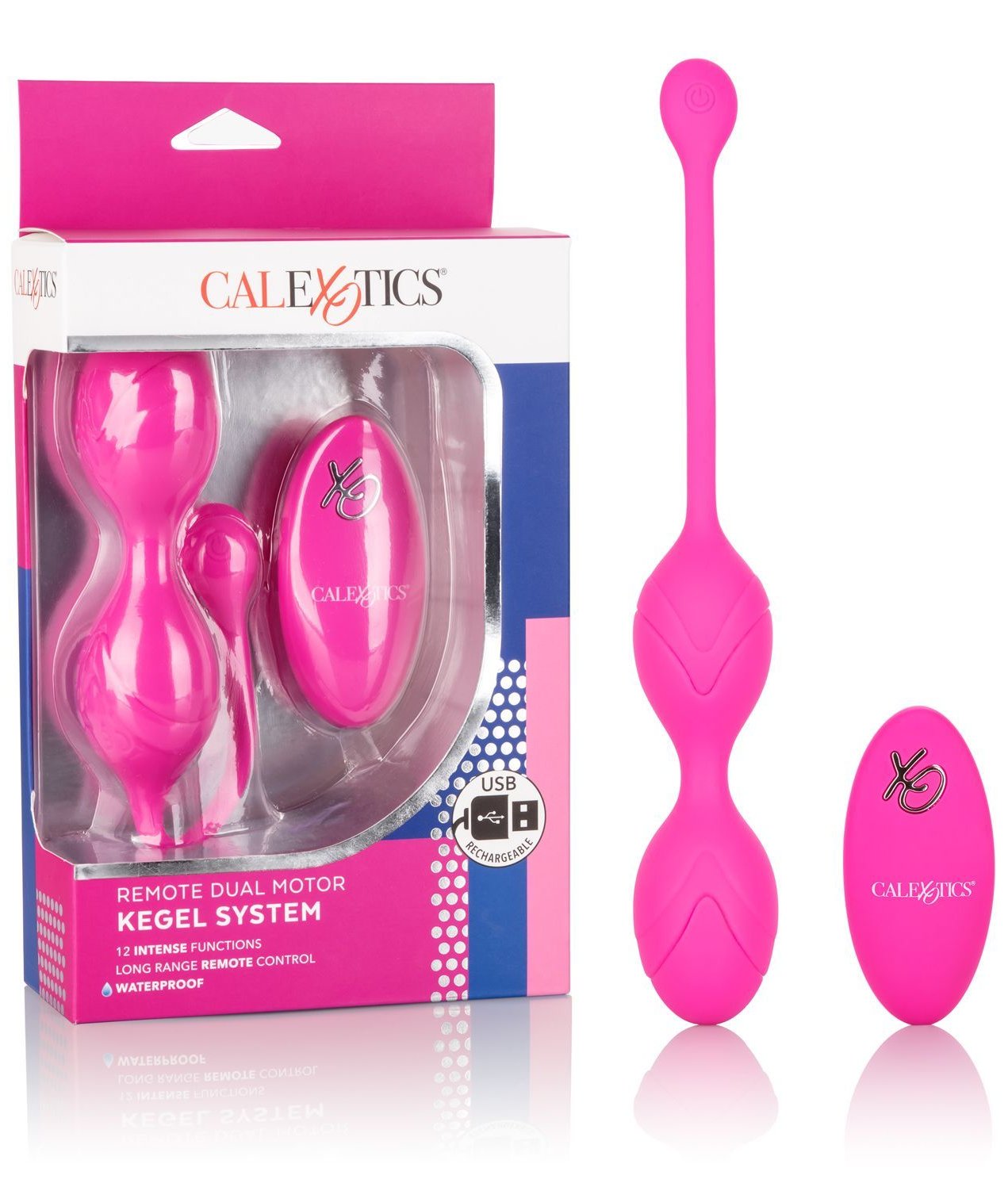 Lock-n-play Remote Dual Motor Kegel System by CalExotics with the box