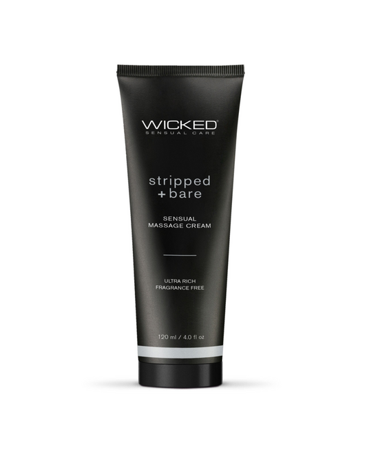 Wicked Sensual Massage Cream - Stripped Bare Unscented